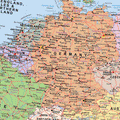 Scottish Catalan European Union - Post-Brexit Wall Map