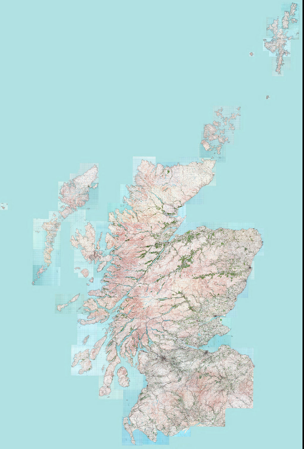 Scotland - Complete 1920s Map Image