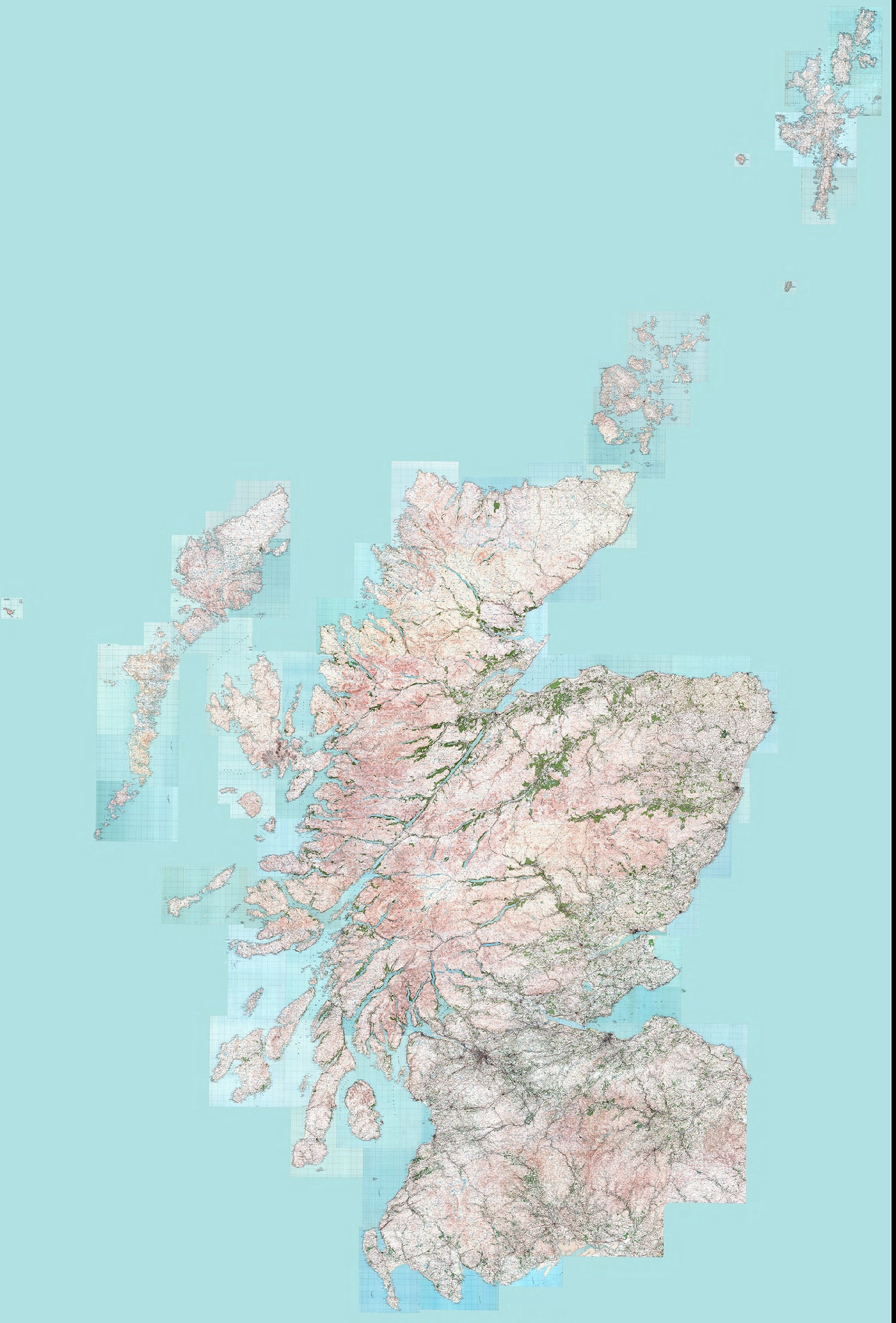 Scotland - Complete 1920s Map Image