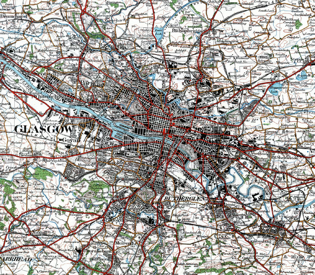 Scotland - Complete 1920s Map Image