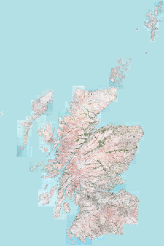 Scotland - Complete 1920s Map Image