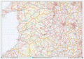 Shrewsbury - SY - Postcode Wall Map