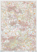 Slough - SL - Postcode Wall Map