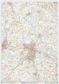 Telford  - TF - Postcode Wall Map
