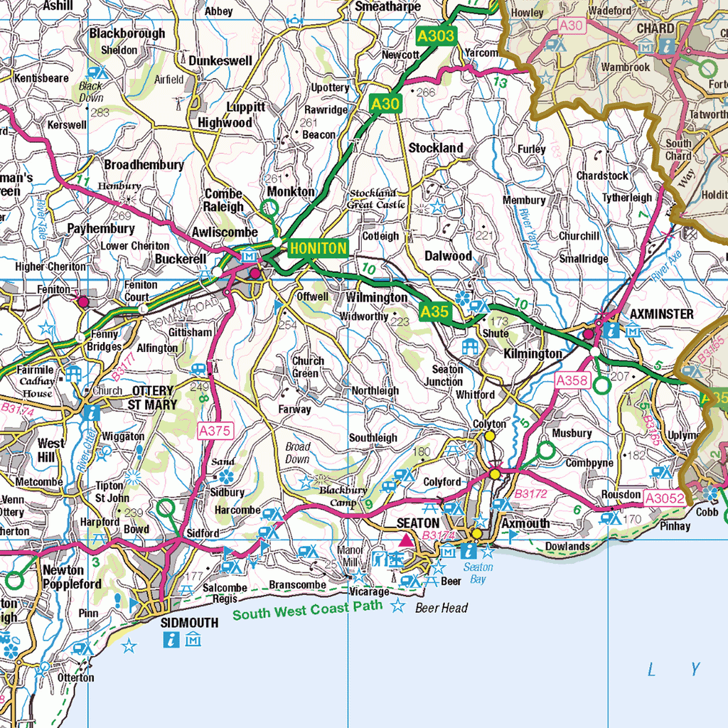 Historic Devonshire County Map