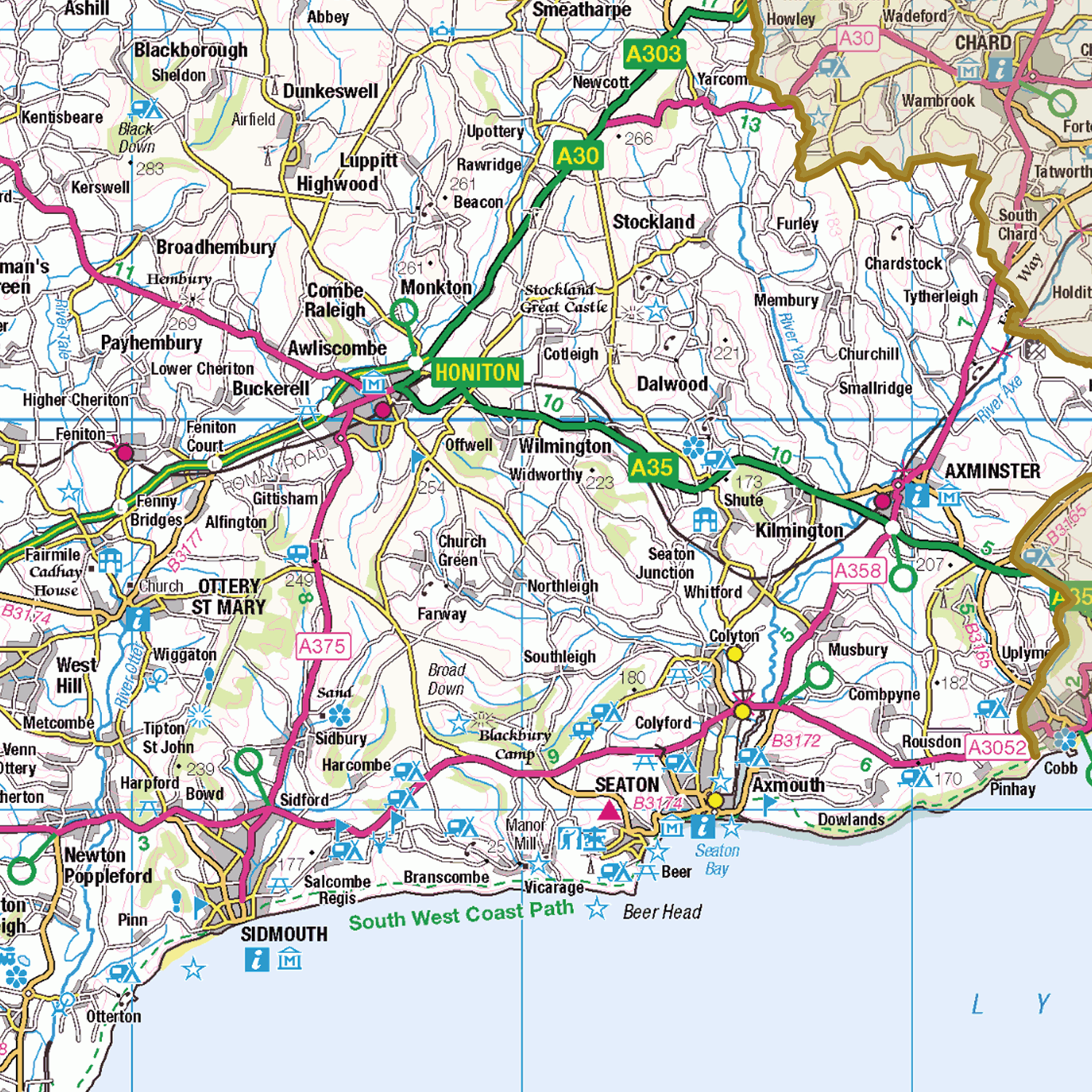 Historic Devonshire County Map