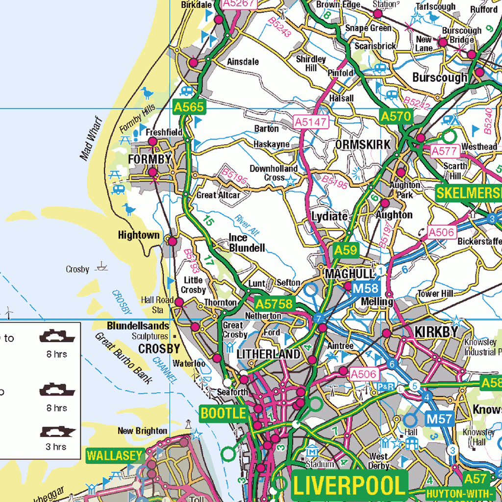 Historic Lancashire County Map
