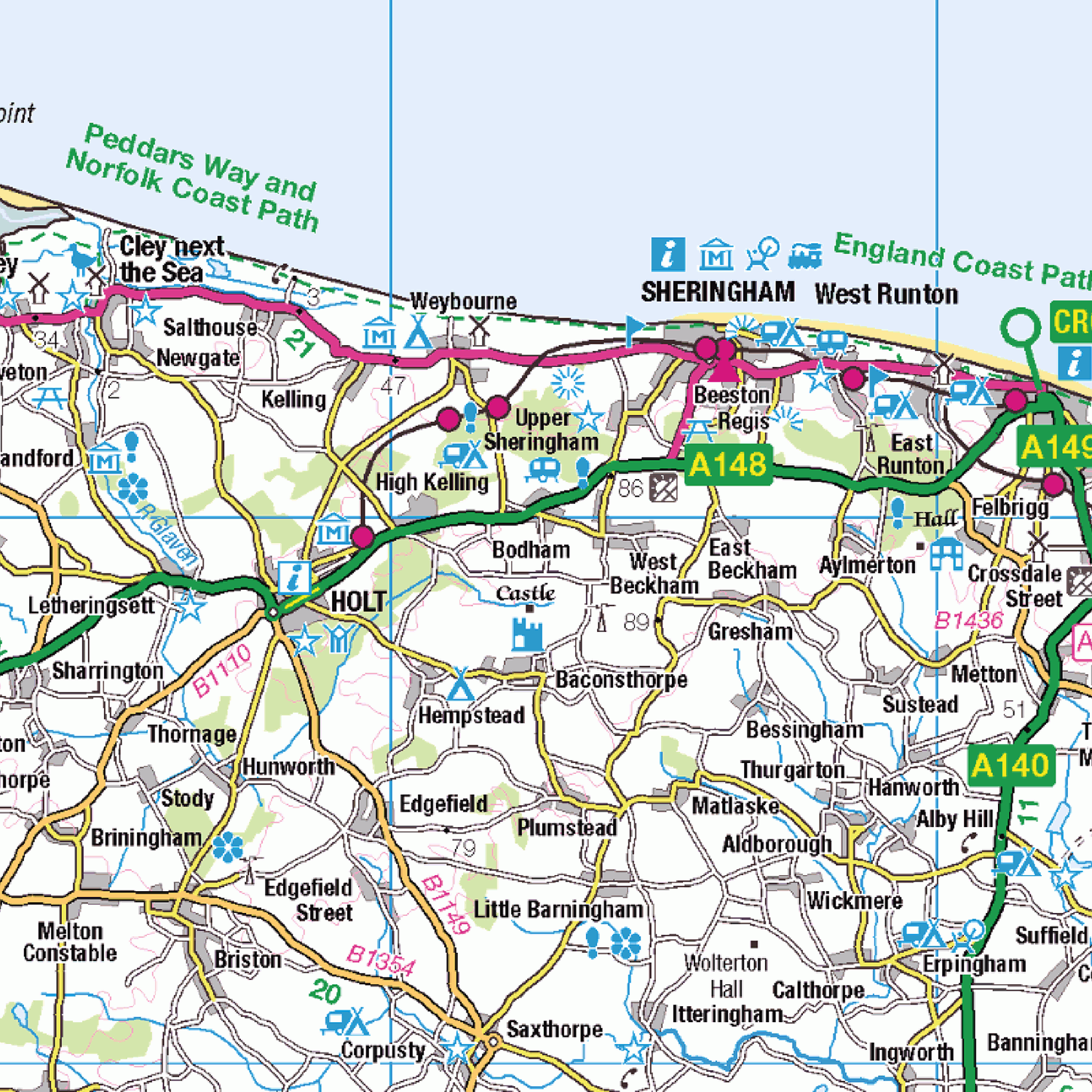 Historic Norfolk County Map