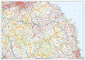 Tweed - TD - Postcode Wall Map