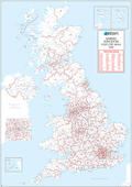 UK Postcode Areas White - (AR3) - Locked PDF