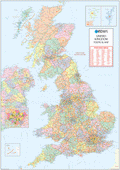UK Postcode Areas Political - (AR2) - Locked PDF