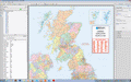 UK Postcode Areas Political - (AR2) - Editable GeoPDF