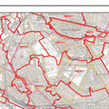 West London - W - Postcode Wall Map