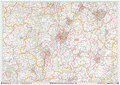 Worcester - WR- Postcode Wall Map