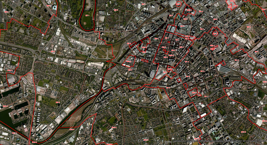XYZ Postcode Boundaries - Sector Level